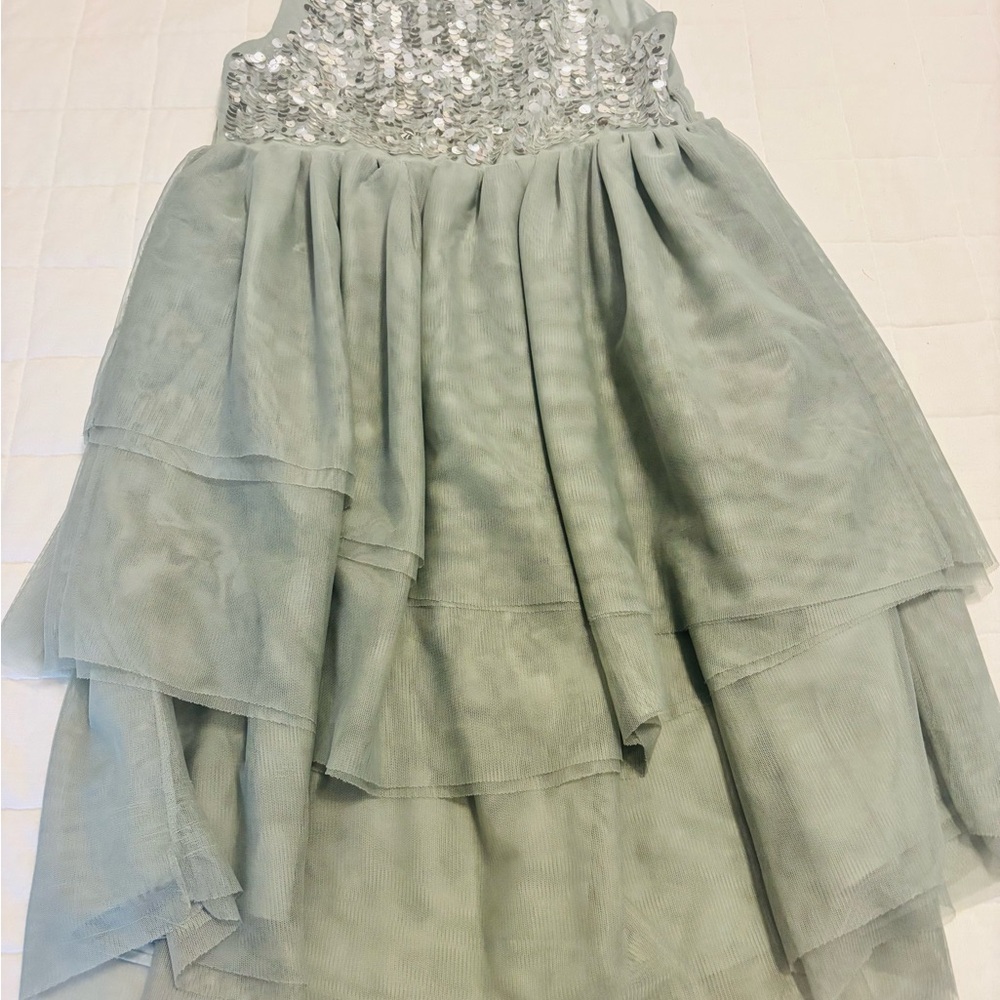 H&M Kids Casual Dress in Silver and Gray